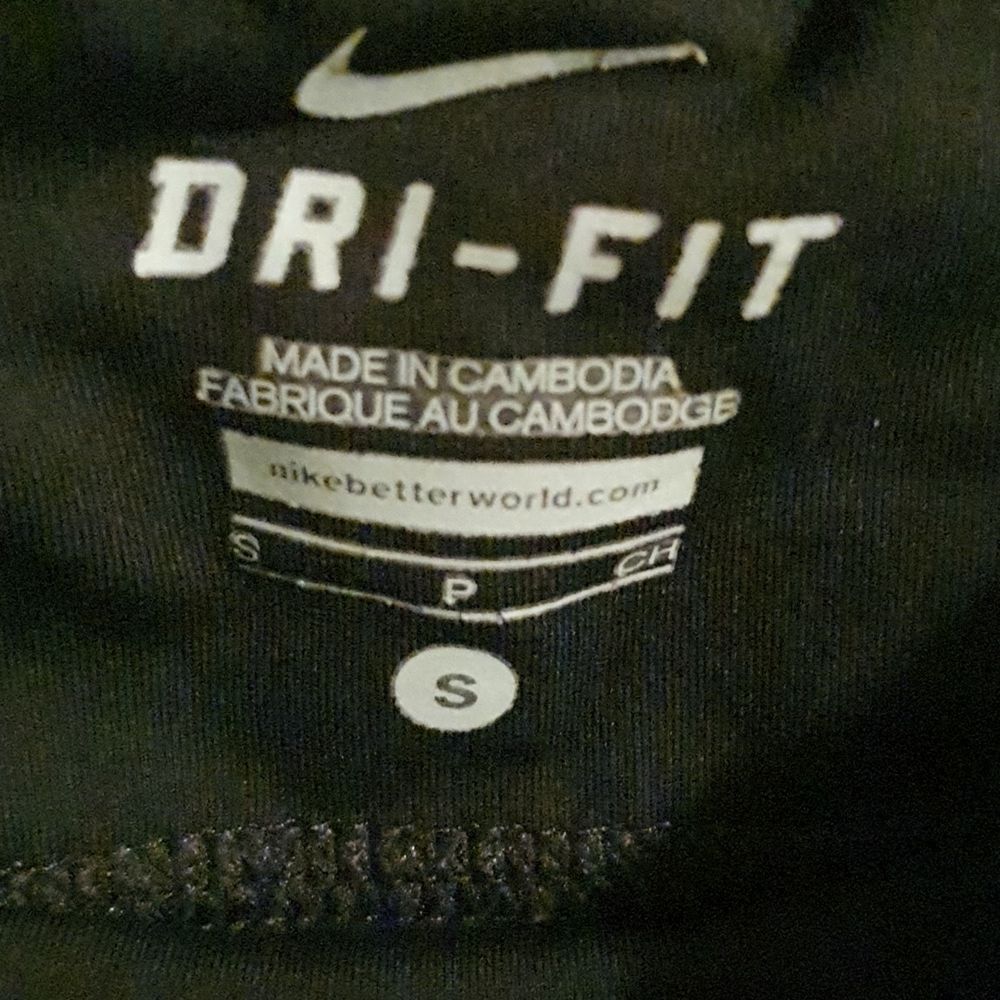 NWOT Nike Black Running Capri Leggings sz S - Picture 3 of 6